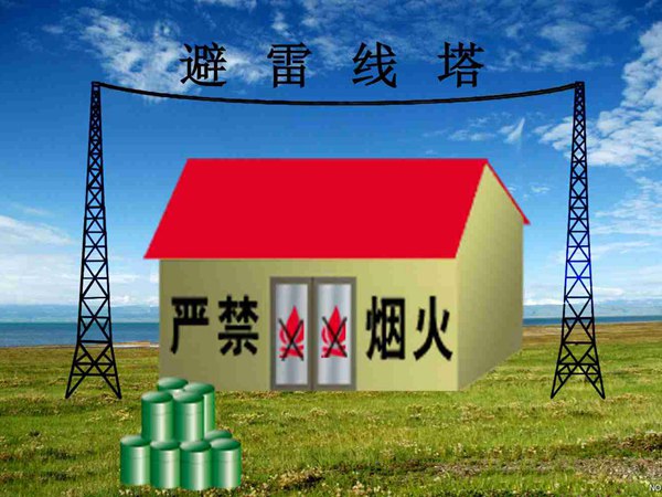 景縣30米避雷線塔
